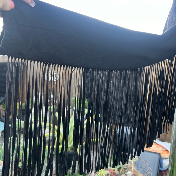 Miss Me Suede Fringe Jacket Stage Coach ready! - Picture 4 of 6